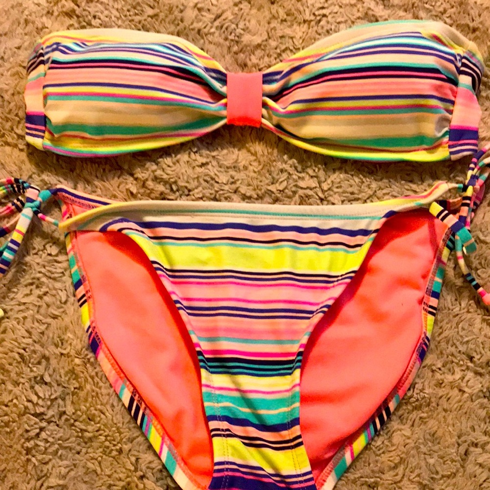 VS striped bikini